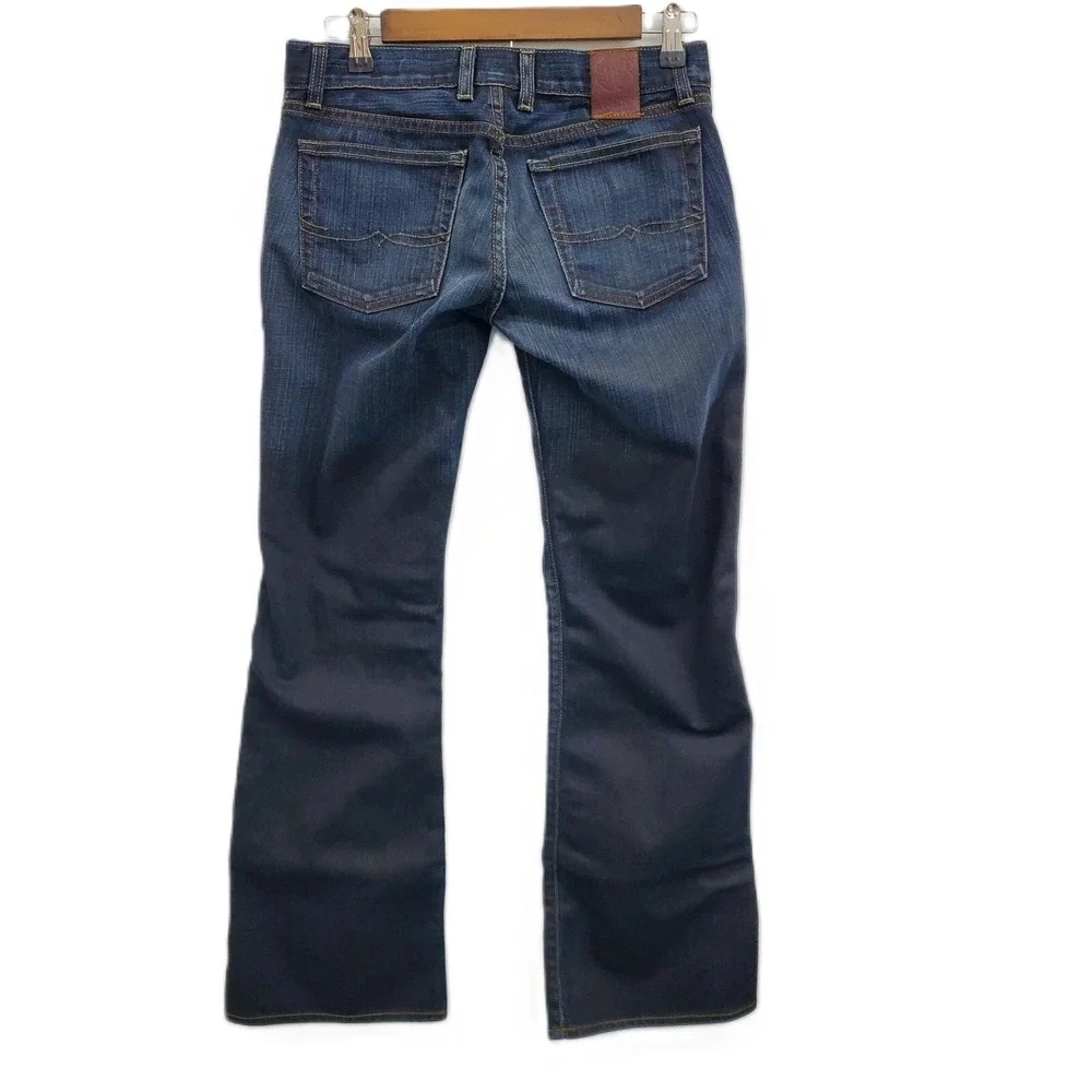 Lucky Brand Womens 4/27 Dark Wash Low Rise Bootcut Jeans‎ Classic Retro Denim